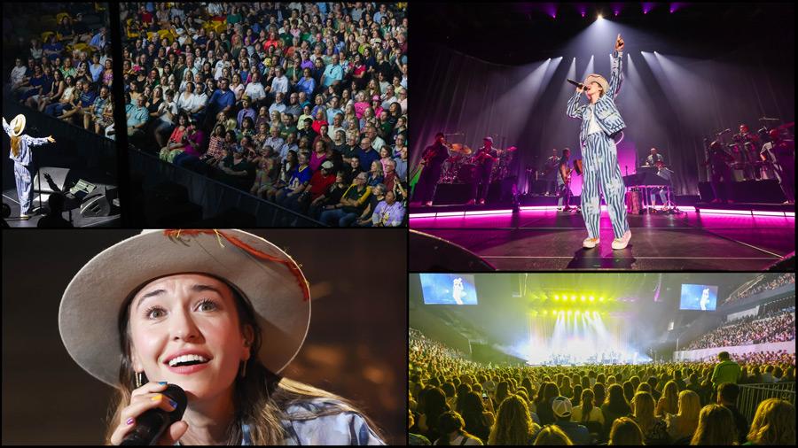 Lauren Daigle performs in-concert at Foster Pavilion during Family Weekend