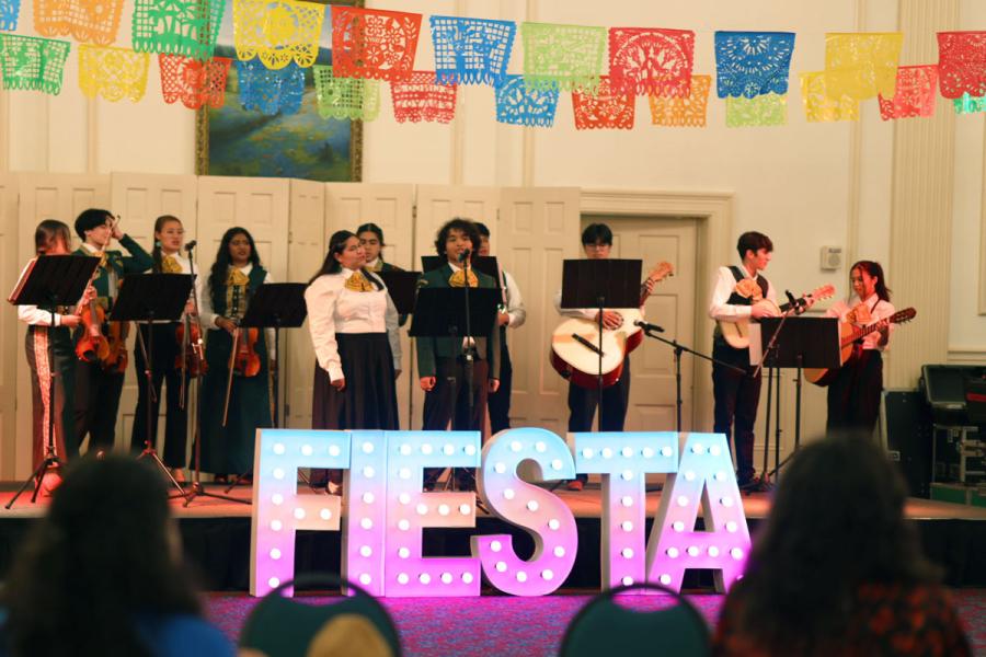 Baylor Fiesta celebration performance